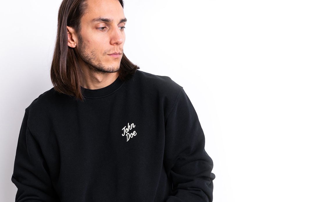 JOHN DOE Sweatshirt BUILT TO LAST Black