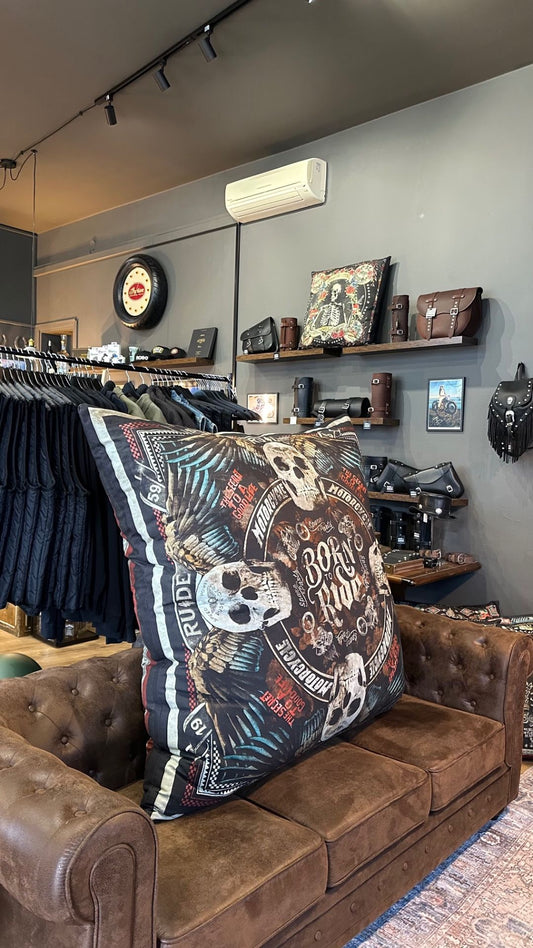 RUDE RIDERS Cuscino FLYING SKULL (XXL)