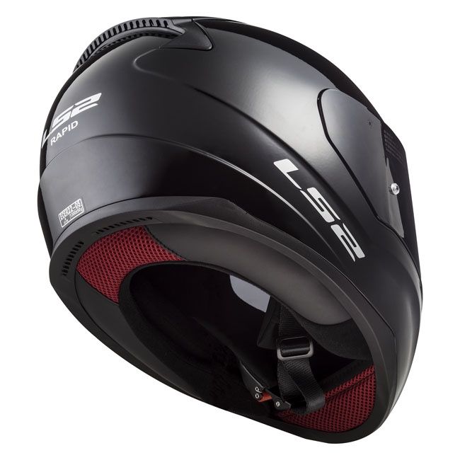 Casco LS2 RAPID II SOLID GLOSS BLACK
