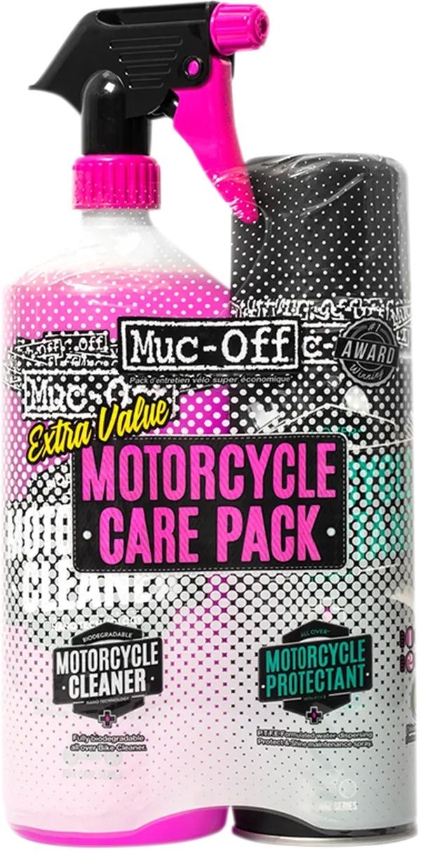 MUC-OFF Kit per la cura della moto 1L+0,5L