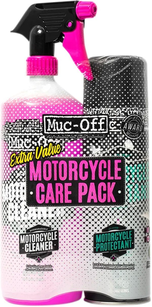 MUC-OFF Kit per la cura della moto 1L+0,5L