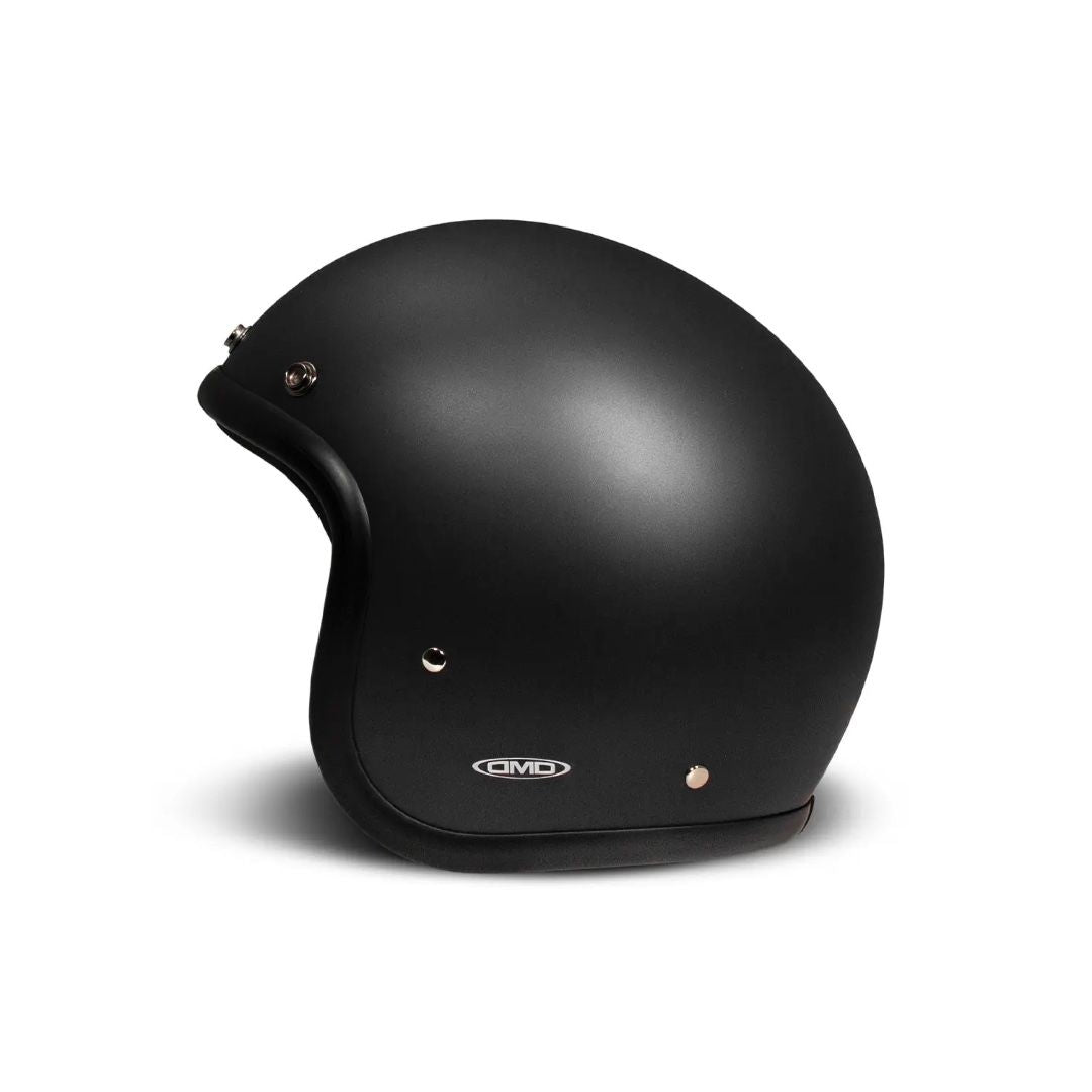 DMD Jet Retro Helmet, Matt Black