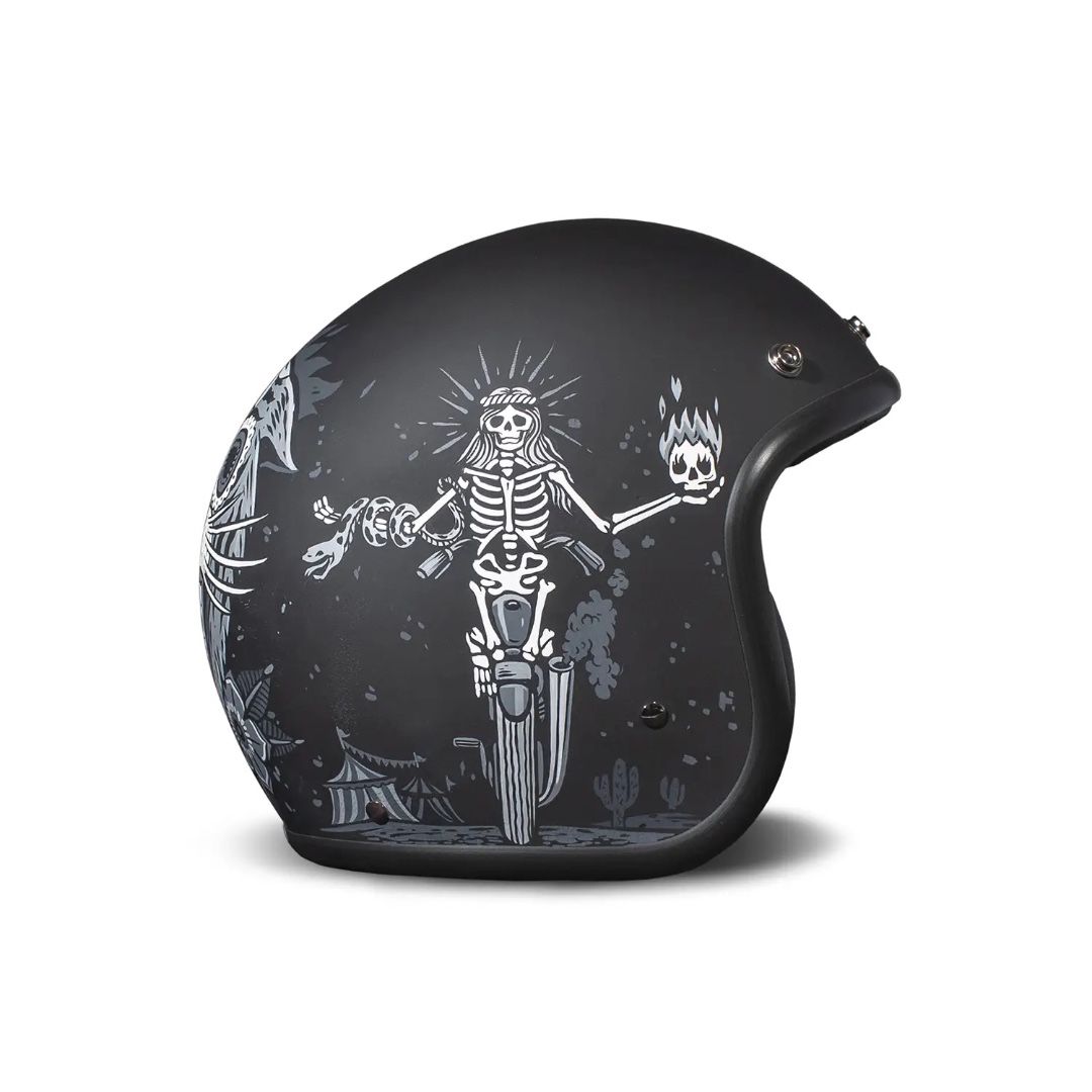 DMD Jet Retro GHOST RIDER Helmet