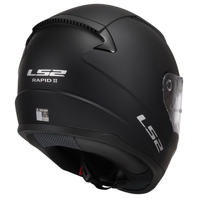 Casco LS2 RAPID II SOLID MATT BLACK