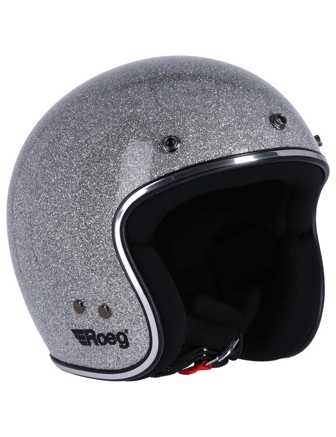 ROEG JETT Helmet Disco Ball Silver