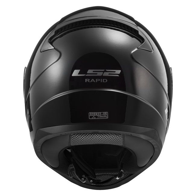 Casco LS2 RAPID II SOLID GLOSS BLACK