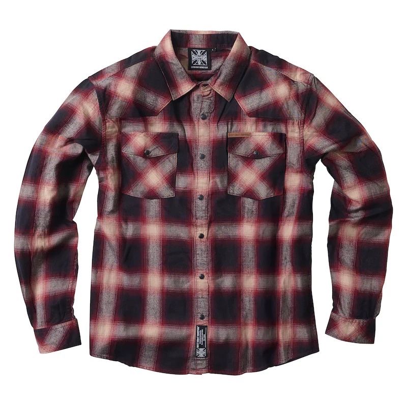 WCC Outlaw flannel shirt - red/grey