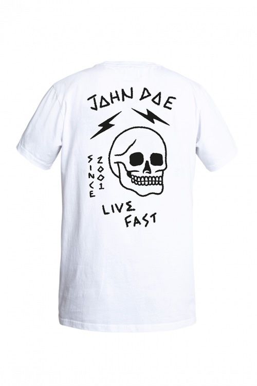 JOHN DOE T-shirt LIVE FAST SKULL