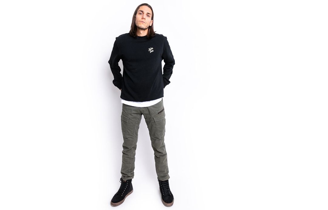 JOHN DOE Sweatshirt BUILT TO LAST Black
