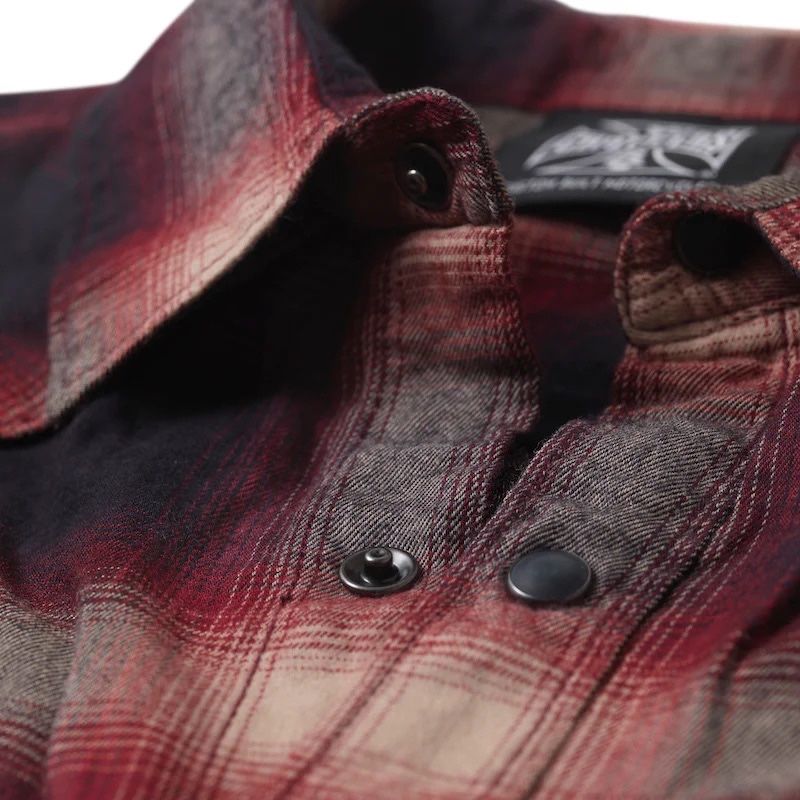 WCC Outlaw flannel shirt - red/grey