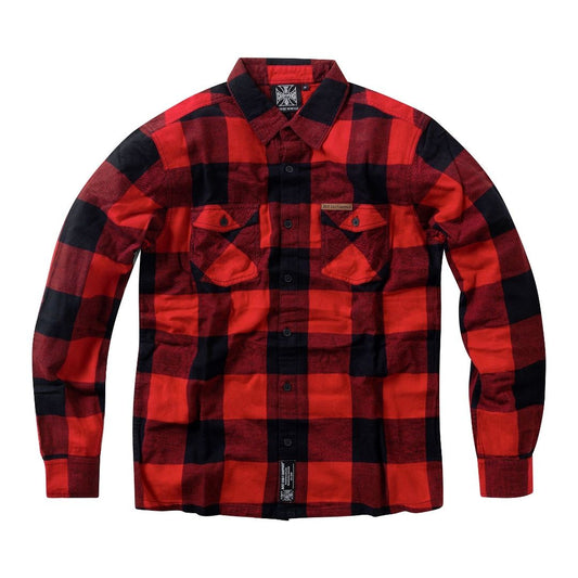 Camicia WCC RIGID FLANNEL - RED/BLACK