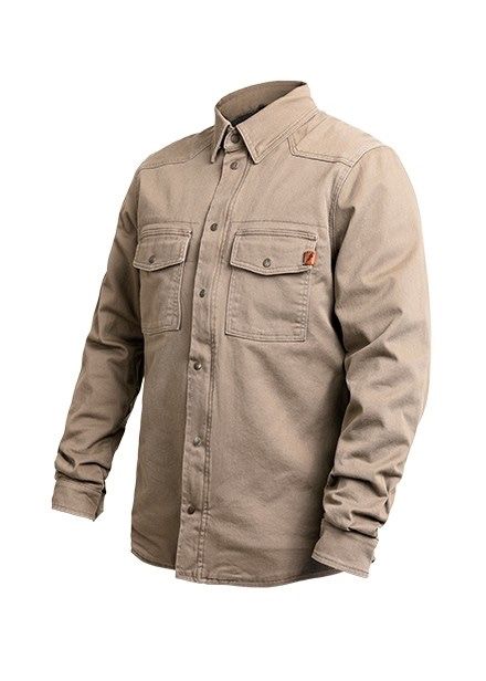 JOHN DOE Motorcycle Shirt CAMEL