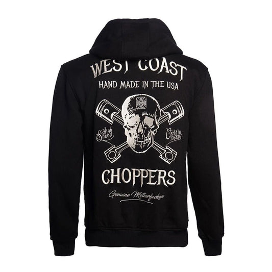 Felpa WCC HIGH SPEED ZIP HOODY - BLACK