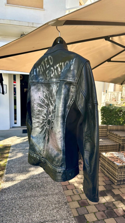 Giubbotto Pelle Moto Donna Customizzato "Limited Edition" AA