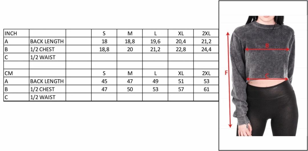 Women's WCC OG CROP SWEAT Sweatshirt