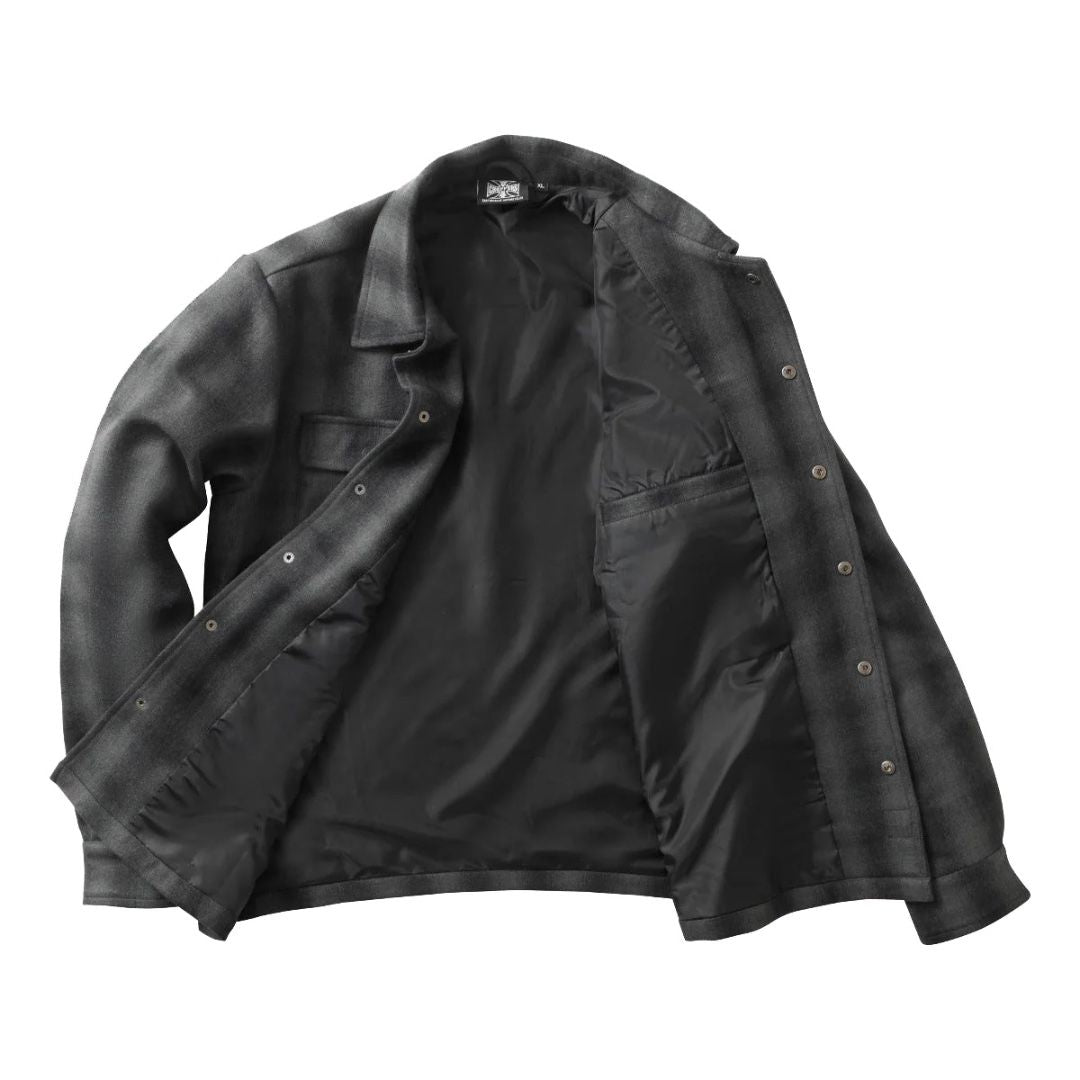 WCC Checked Shirt with Wool Lining - Grey/Black