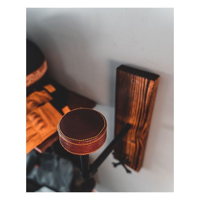 TRIP MACHINE Wall Mounted Motorcycle Helmet Holder