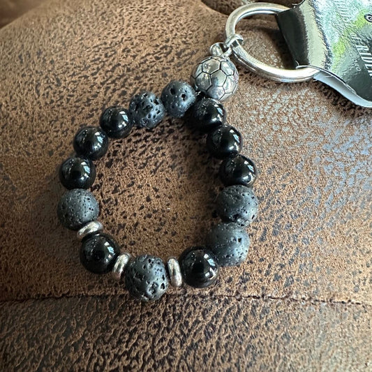 Portachiavi HOUSE OF RIDERS Perline Nere