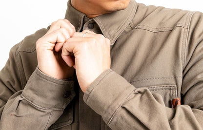 JOHN DOE Camicia Moto CAMEL