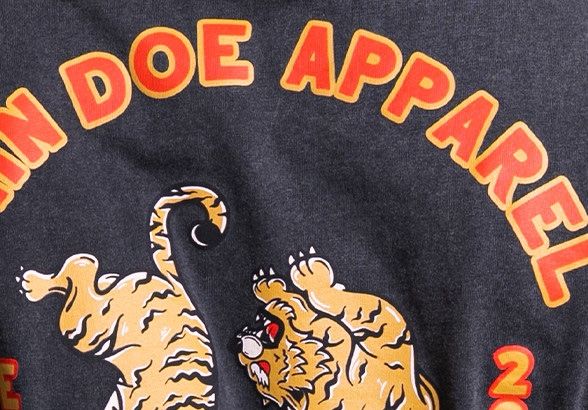 JOHN DOE T-shirt TIGER II FADE OUT