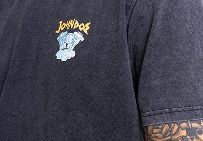 JOHN DOE T-shirt EAGLE FADE OUT BLACK