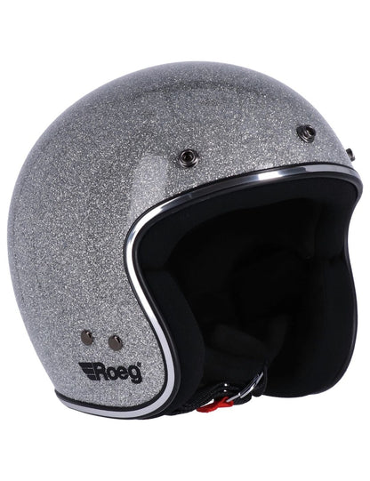 ROEG JETT Helmet Disco Ball Silver
