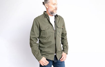 JOHN DOE Motorcycle Shirt OLIVE