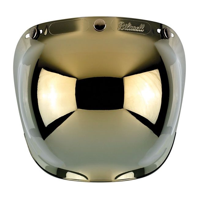 BILTWELL Mirrored Bubble Visor