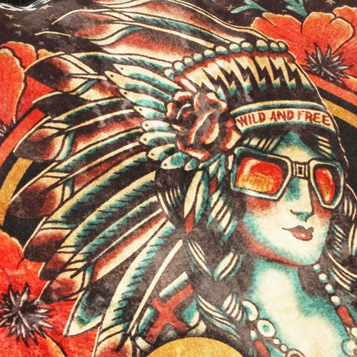 Cuscino decorativo indiano nero