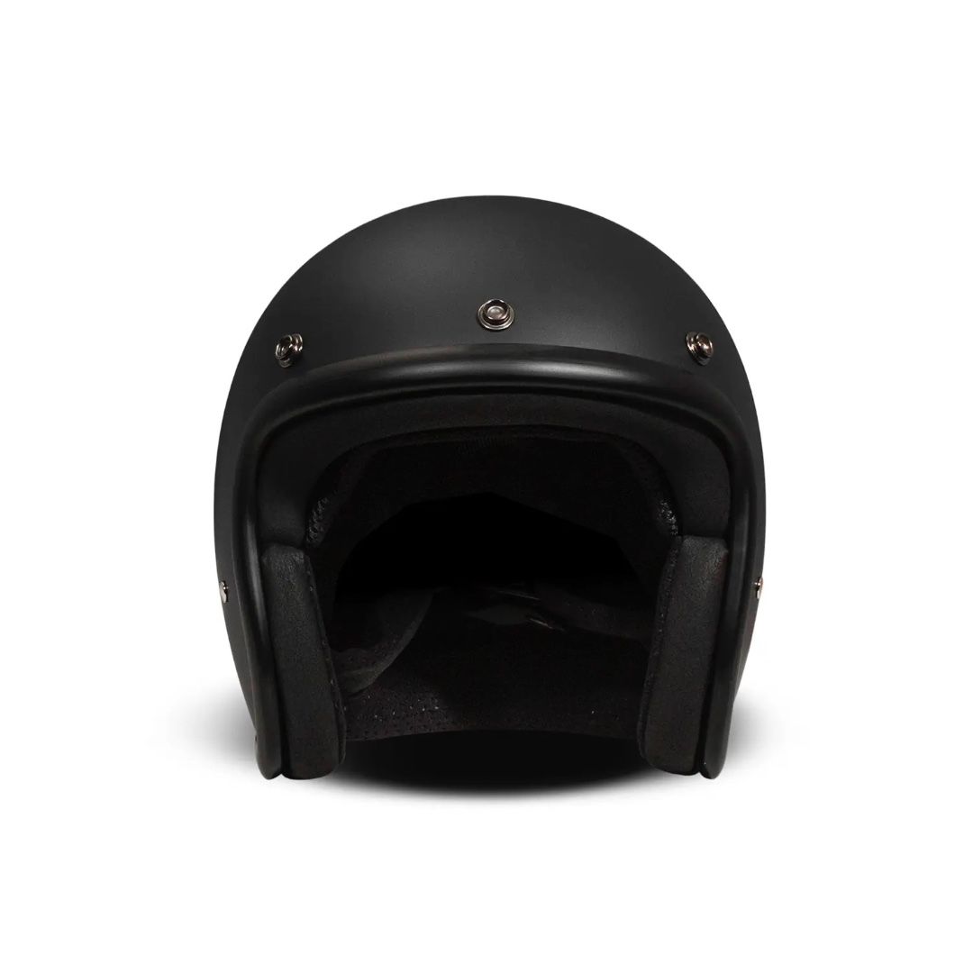 Casco DMD Jet Retro MATT BLACK