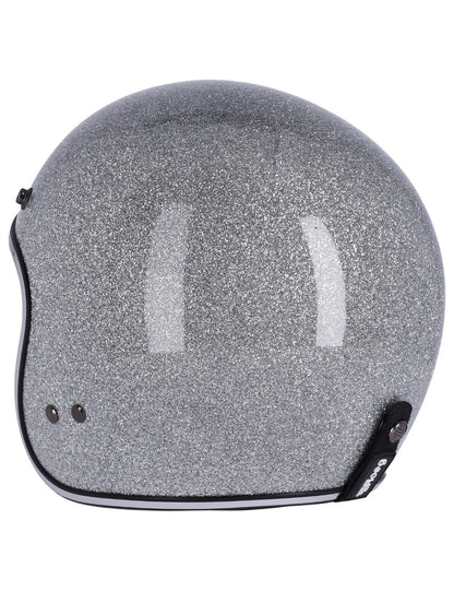 ROEG JETT Helmet Disco Ball Silver