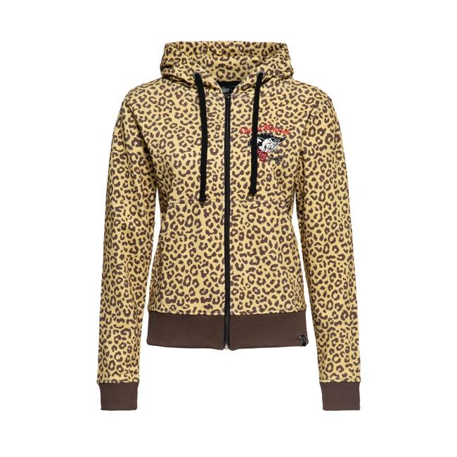 Women's Sweatshirt QUEEN KEROSIN WESTE LEOPARD