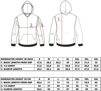 WCC DOMINATOR ZIP HOODIE BLACK Sweatshirt