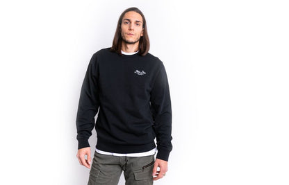 JOHN DOE Sweatshirt LETTERING Black