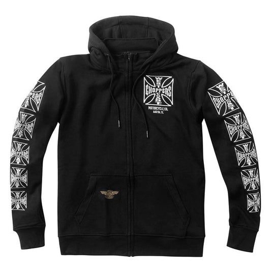 Felpa WCC DOMINATOR ZIP HOODIE BLACK