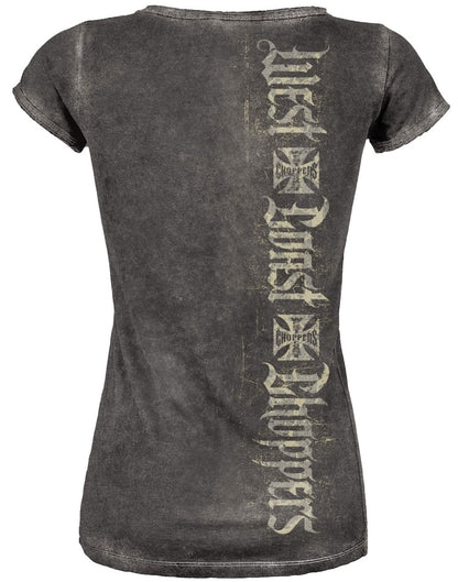 Damen-T-Shirt WCC GO FAST V-Ausschnitt