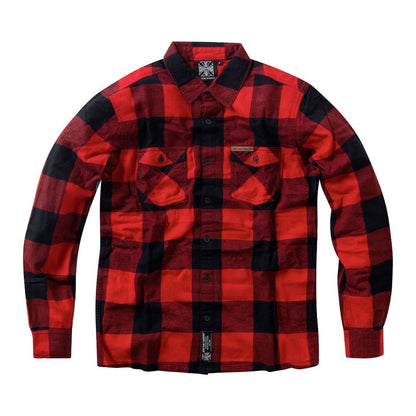 Camicia WCC RIGID FLANNEL - RED/BLACK