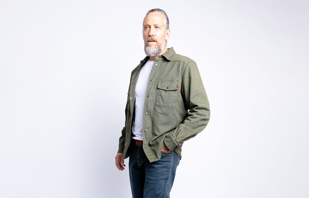 JOHN DOE Motorcycle Shirt OLIVE