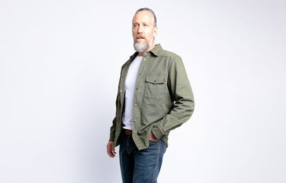 JOHN DOE Motorcycle Shirt OLIVE