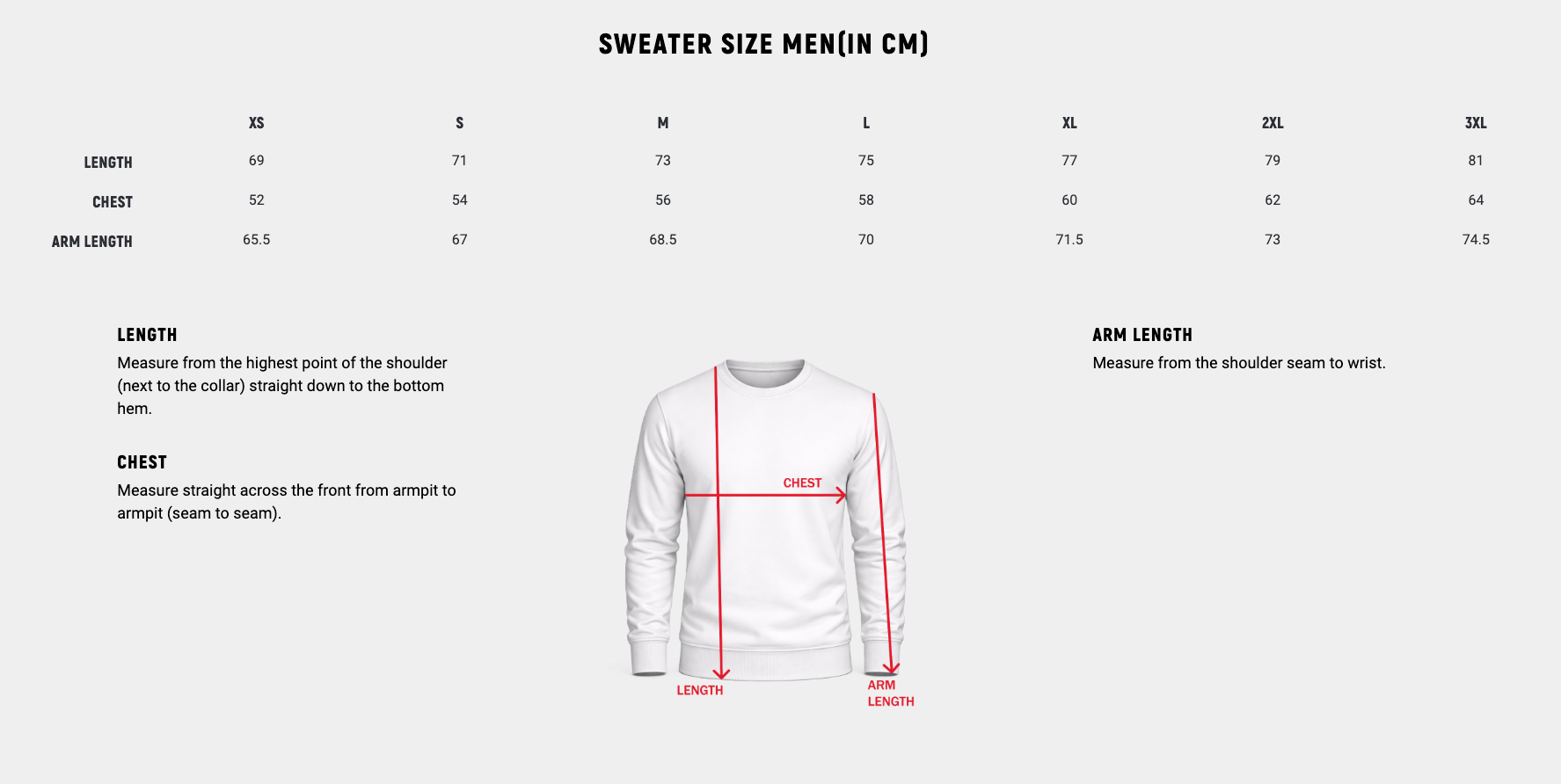 Sweater Lettering Black