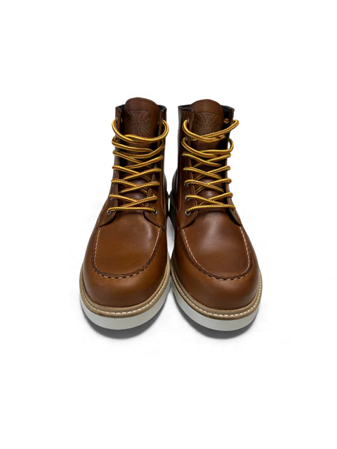 Stivali in pelle rigida WCC – Marrone tumble