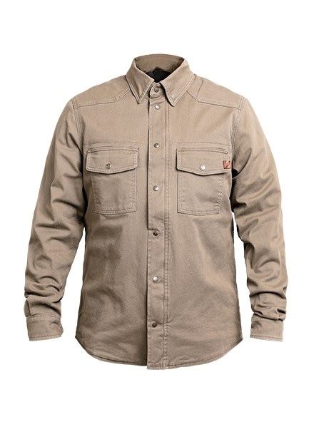 JOHN DOE Camicia Moto CAMEL
