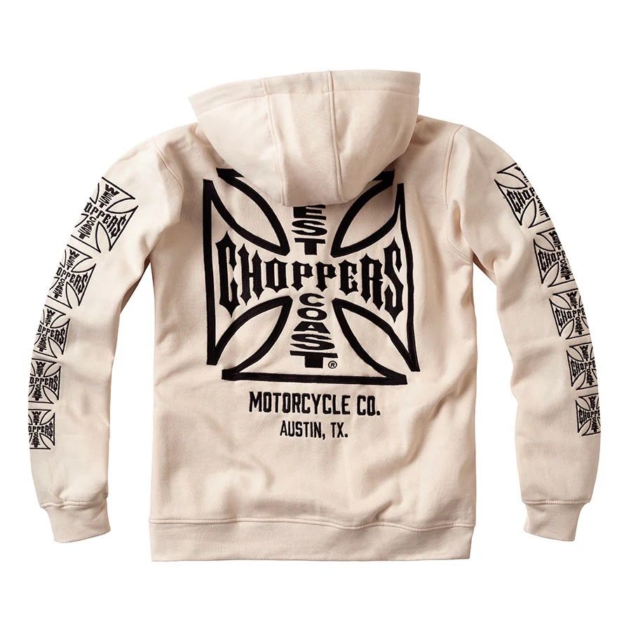 Felpa WCC DOMINATOR ZIP HOODIE WHITE