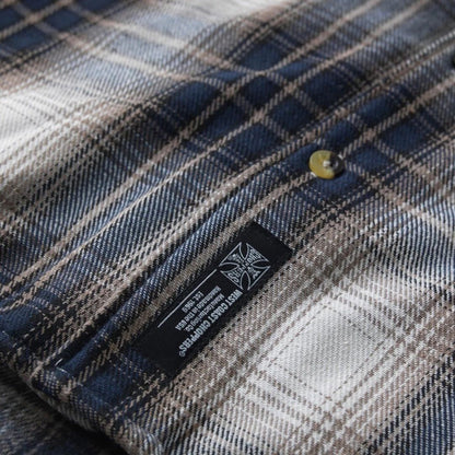 Camicia WCC Riser - marrone/blu scacchi