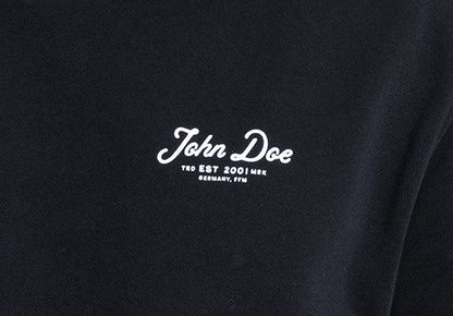 JOHN DOE Sweatshirt LETTERING Black
