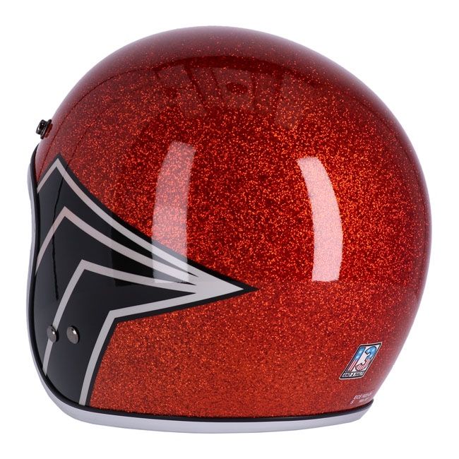 13 1/2 SKULL BUCKET HELMET FLAKE AMBER Helmet