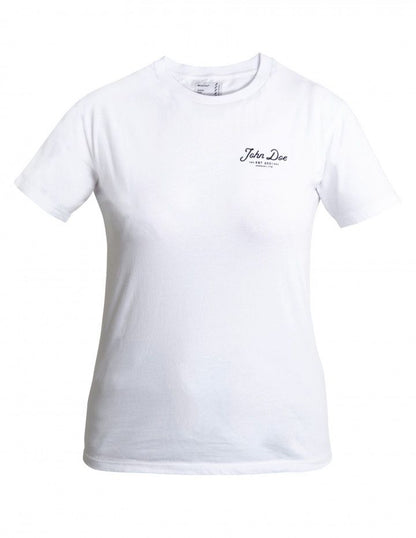 JOHN DOE T-shirt JD LETTERING WHITE