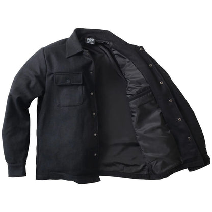 Camicia WCC CON FODERA IN LANA - NERO