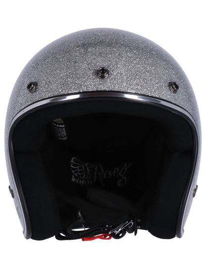 ROEG JETT Helmet Disco Ball Silver