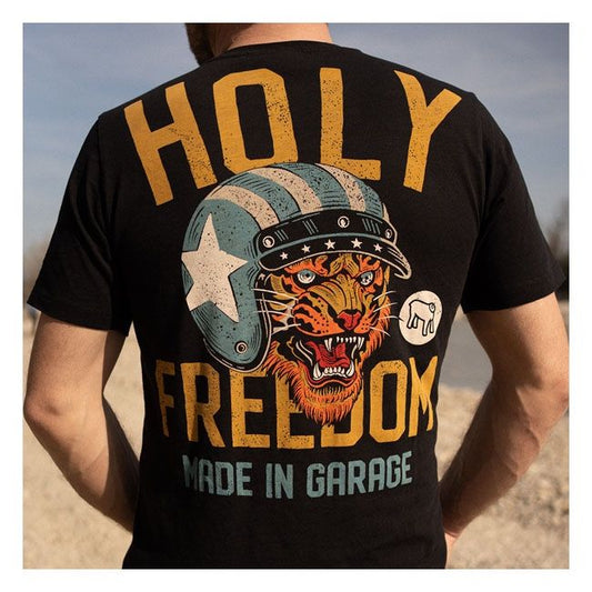 HOLY FREEDOM T-shirt TIGER Black